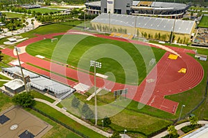 Aerial photo running track UCF Orlando FL