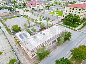 Aerial photo Satori Elementary School Galveston Texas