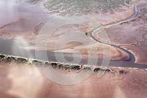 Aerial Photo of the Schleswig-Holstein Wadden Sea National Park