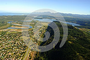 Aerial photo of Sedgefield, Garden Route, South Africa