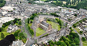 Aerial photo of St Patrick\'s Cathedral Church of Ireland Armagh City Co Armagh Northern Ireland