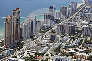 Aerial photo of Sunny Isles Beach FL
