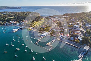 Aerial photo of Sydney - Watsons Bay boats harbour