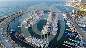 Aerial photo from Tel Aviv, Israel