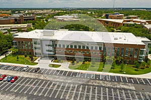 Aerial photo Trevor Colbourn Hall Building University of Central Florida UCF