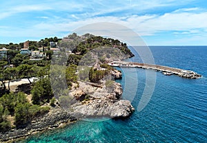 Aerial photo view Santa Ponsa photo