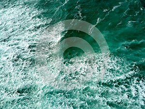 Aerial Photography of Athlantic Ocean and Tall Sea Waves