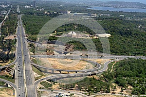 Aerial photography of   Islamabad capital of Pakistan