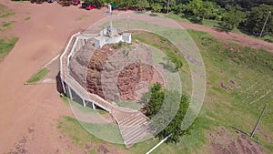 Aerial photography from the observation deck at Cerro Pero in Paraguay. photo