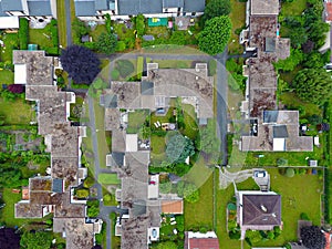 Aerial photography of a residential area in Andresy