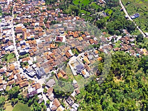 Aerial photography a view of mapping a densely populated residential area