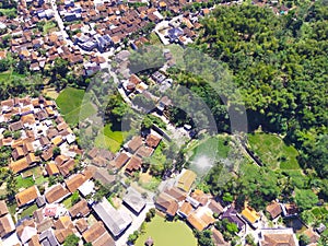 Aerial photography a view of mapping a densely populated residential area