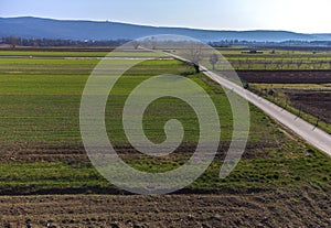 Aerial Photography of Vrtojba Field Panorama
