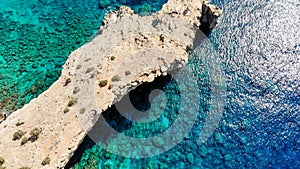 Aerial photos of Gavdos island, Crete, Greece