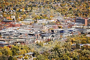 Aerial picture of Boulder City, Colorado, USA. photo