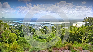 Aerial picture image of Noosa from Lookout