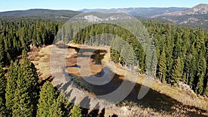 Aerial of Plumas National Forest
