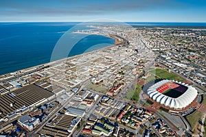 Aerial of Port Elizabeth South Africa