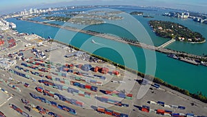 Aerial port of Miami 3