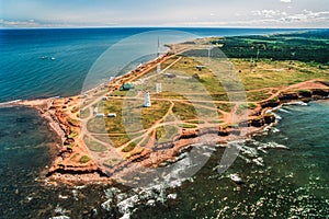 Aerial of Prince Edward Island (PEI) Canada