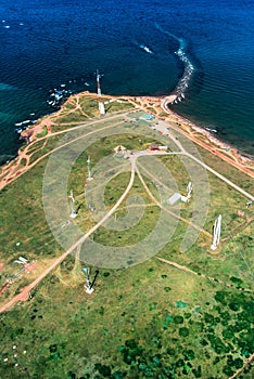 Aerial of Prince Edward Island (PEI) Canada