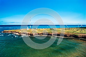 Aerial of Prince Edward Island (PEI) Canada