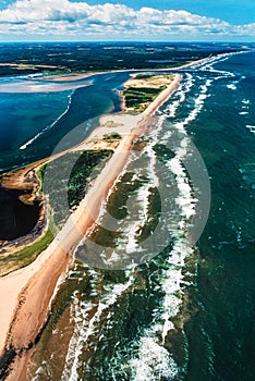 Aerial of Prince Edward Island (PEI) Canada