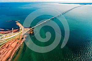 Aerial of Prince Edward Island (PEI) Canada