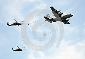 Aerial refueling operation