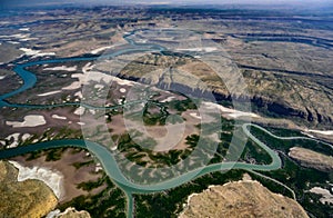 Aerial: Rivers in the Kimberlewys