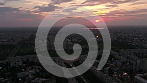 Aerial Romania Bucharest June 2018 Sunset 30mm 4K Inspire 2 Prores