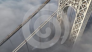 Aerial - rush hour - George Washington Bridge - NewYork City