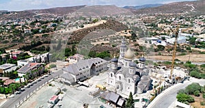 Aerial Russian church, Limassol, Cyprus