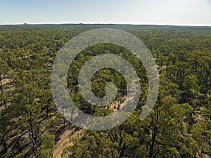 Aerial Of Sapphire Mining Leases On The Gemfields Queensland Australia