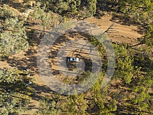 Aerial Of Sapphire Mining Leases On The Gemfields Queensland Australia