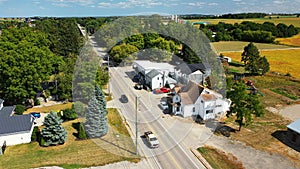 Aerial scene of Roseville, Ontario, Canada photo