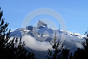 Aerial scene of Whistler