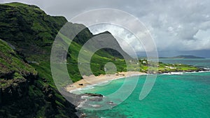 Aerial Shoot, Hawaii, Island Oahu, Makapuu Point, Pacific Ocean, Makapuu Beach, Waimanalo Bay