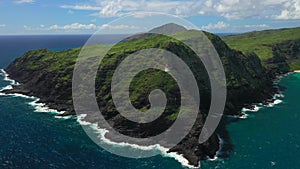 Aerial Shoot, Island Oahu, Hawaii, Pacific Ocean, Waimanalo Bay, Makapuu Point, Makapuu Beach