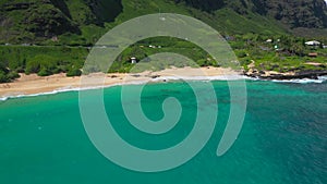 Aerial Shoot, Island Oahu, Hawaii, Waimanalo Bay, Makapuu Point, Makapuu Beach, Pacific Ocean