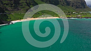 Aerial Shoot, Island Oahu, Hawaii, Waimanalo Bay, Makapuu Point, Pacific Ocean, Makapuu Beach