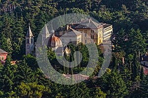 Aerial shoot of Rovinj, Croatia