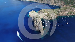 Aerial Shoot, Sa Foradada, Mallorca, Balearic, Spain, Beautiful Landscape