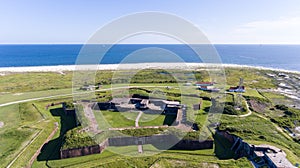 Aerial view of Fort Morgan, Alabama photo