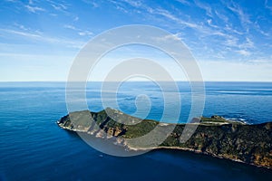 Aerial shot of Cape Point. South Africa