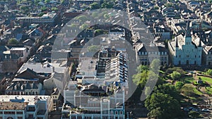 Aerial shot of downtown New Orleans city, Louisiana