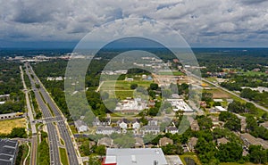 Aerial shot of Gainesville FL photo