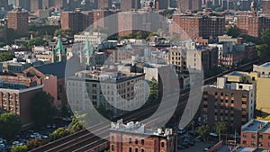 Aerial shot of Harlem