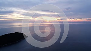 Aerial shot at Laem Phrom Thep in Phuket