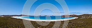 Aerial shot of Lucy Bay beach, Cape Le Grand National Park, Western Australia